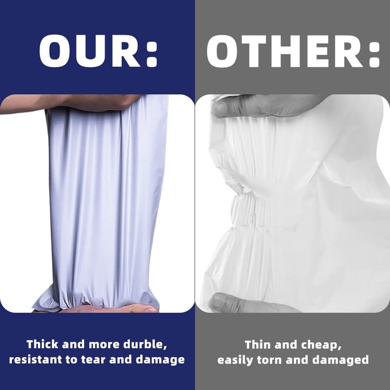 POLYSELLS 1000 6x9 Inch White Pack Poly Mailers Shipping Envelopes, Strong Adhesive Sealing, Waterproof, and Tear-resistant Postal Mailing Bags. Mailer Bags for clothing, books, and accessories - Image 5
